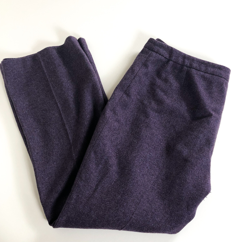 Boden 100% Wool Purple Slacks